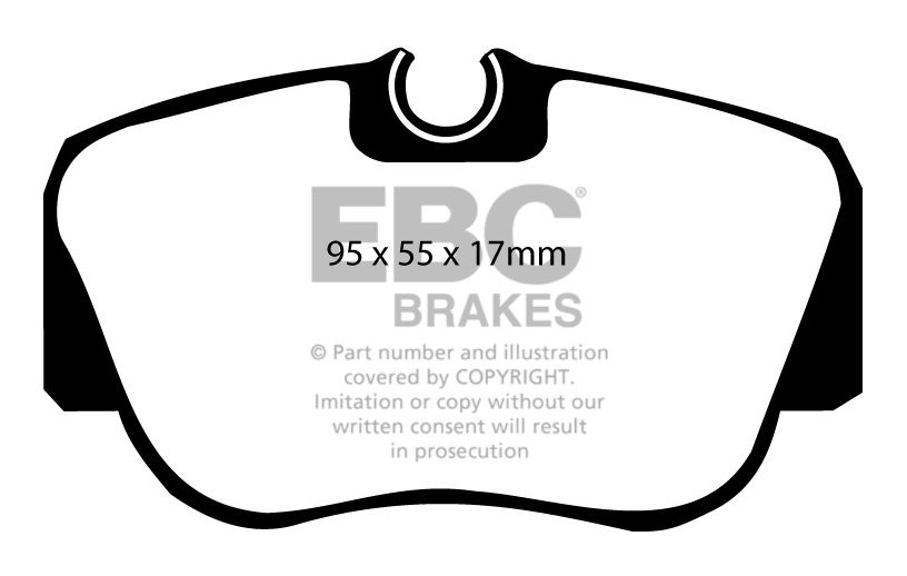EBC Brakes MERCEDES 190/190E (W201) 2.5 D 85-93 Remblokken voorz