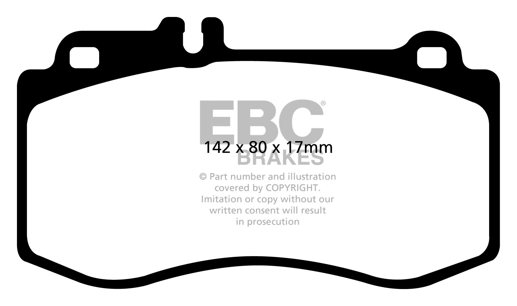 EBC Brakes MERCEDES E-Class (W212)(S212) E500 4-Matic (5.5) 2009