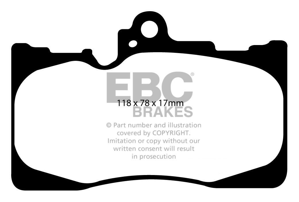 EBC Brakes LEXUS GS450h 3.5 hybrid 2006-.. Remblokken voorzijde
