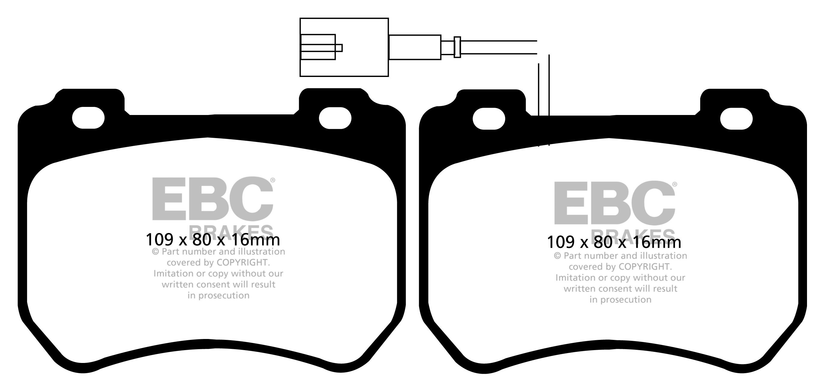 EBC Brakes ALFA ROMEO Alfa 159/159 Sportwagon 2.0 TD 2009-2011 R