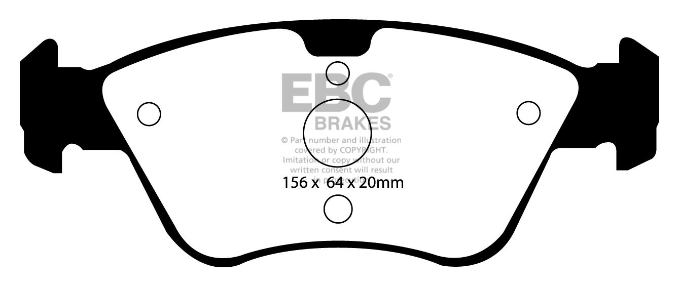 EBC Brakes MERCEDES E-Class (W211) E240 4-Matic 2003-2009 Remblo