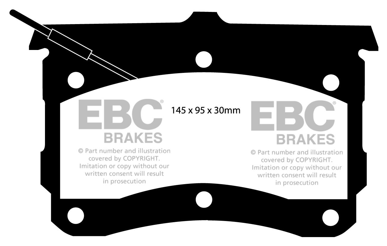 EBC Brakes CITROEN DS 2.1 Sedan 65-75 Remblokken voorzijde