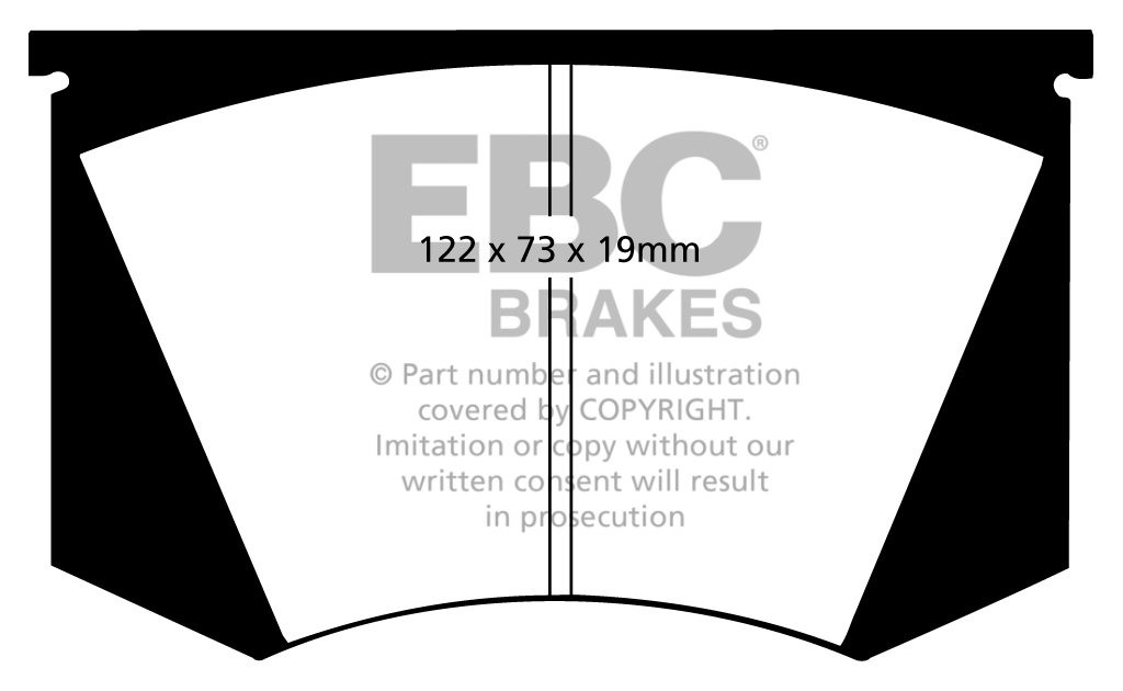 EBC Brakes ISO Grifo 7.4 69-74 Remblokken voorzijde