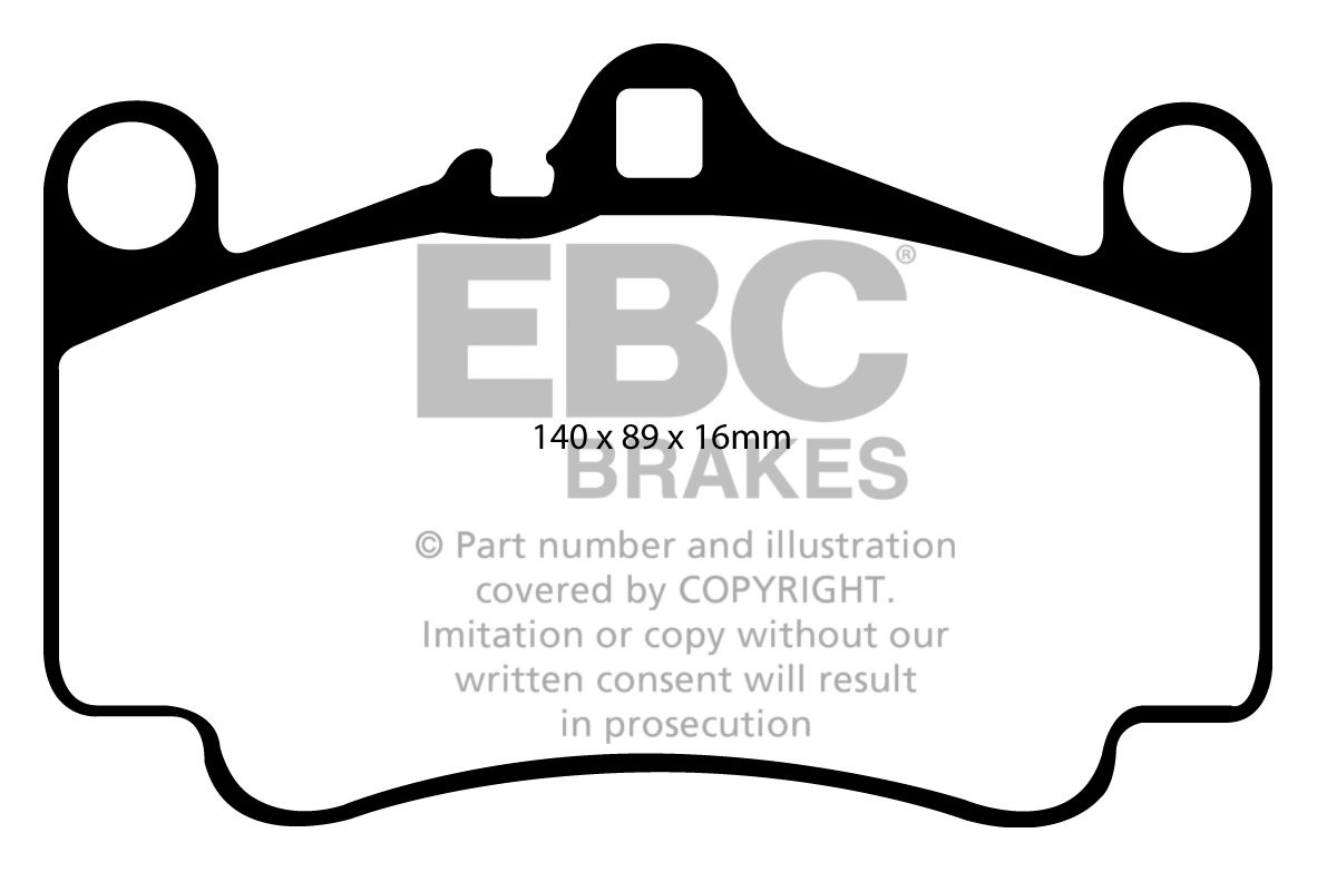 EBC Brakes PORSCHE 911 (996) (Cast Iron Disc Only) 3.6 Turbo 4S