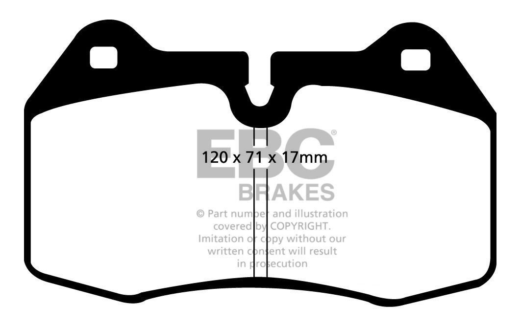 EBC Brakes MASERATI Ghibli 2.0 Twin Turbo (Brembo Rear) 93-99 Re