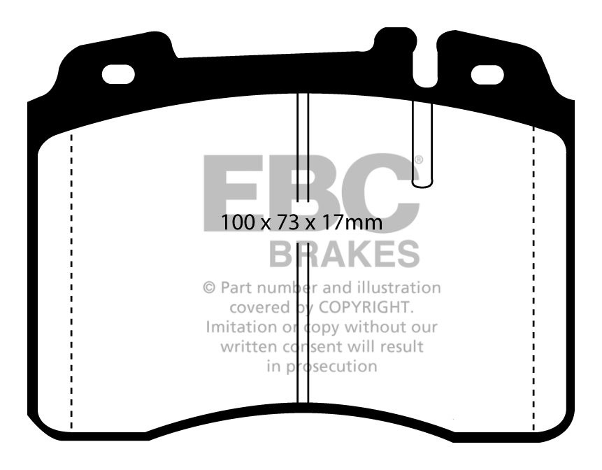 EBC Brakes MERCEDES 190/190E (W201) 2.5 16v Evolution 89-93 Remb