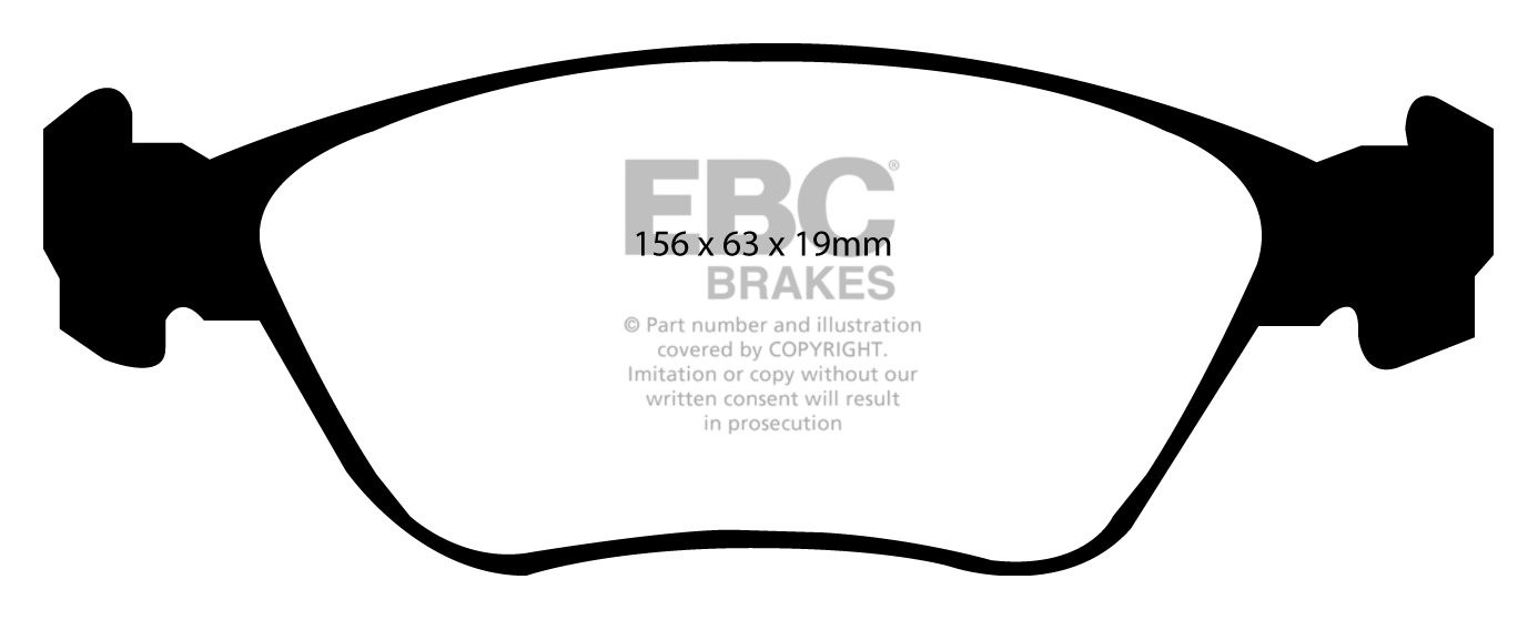 EBC Brakes VOLVO V70 2.3 Turbo R 4WD 97-99 Remblokken voorzijde