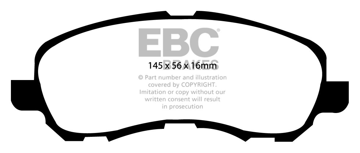 EBC Brakes CHRYSLER (USA) Sebring 2.4 2007-.. Remblokken voorzij