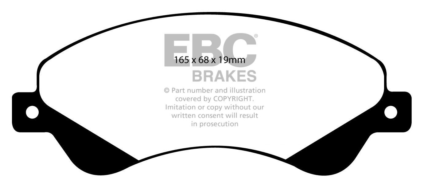 EBC Brakes FORD BEDRIJFSWAGEN Transit 350 FWD 2006-.. Remblokken