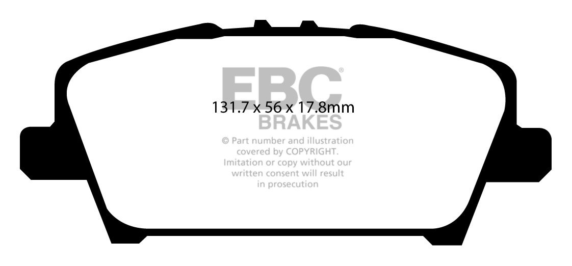 EBC Brakes HONDA Civic 2.2 TD Type-S (FK)(FN) 2006-.. Remblokken