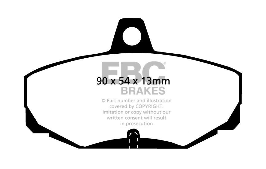 EBC Brakes CATERHAM Seven 1.7 86-.. Remblokken achterzijde