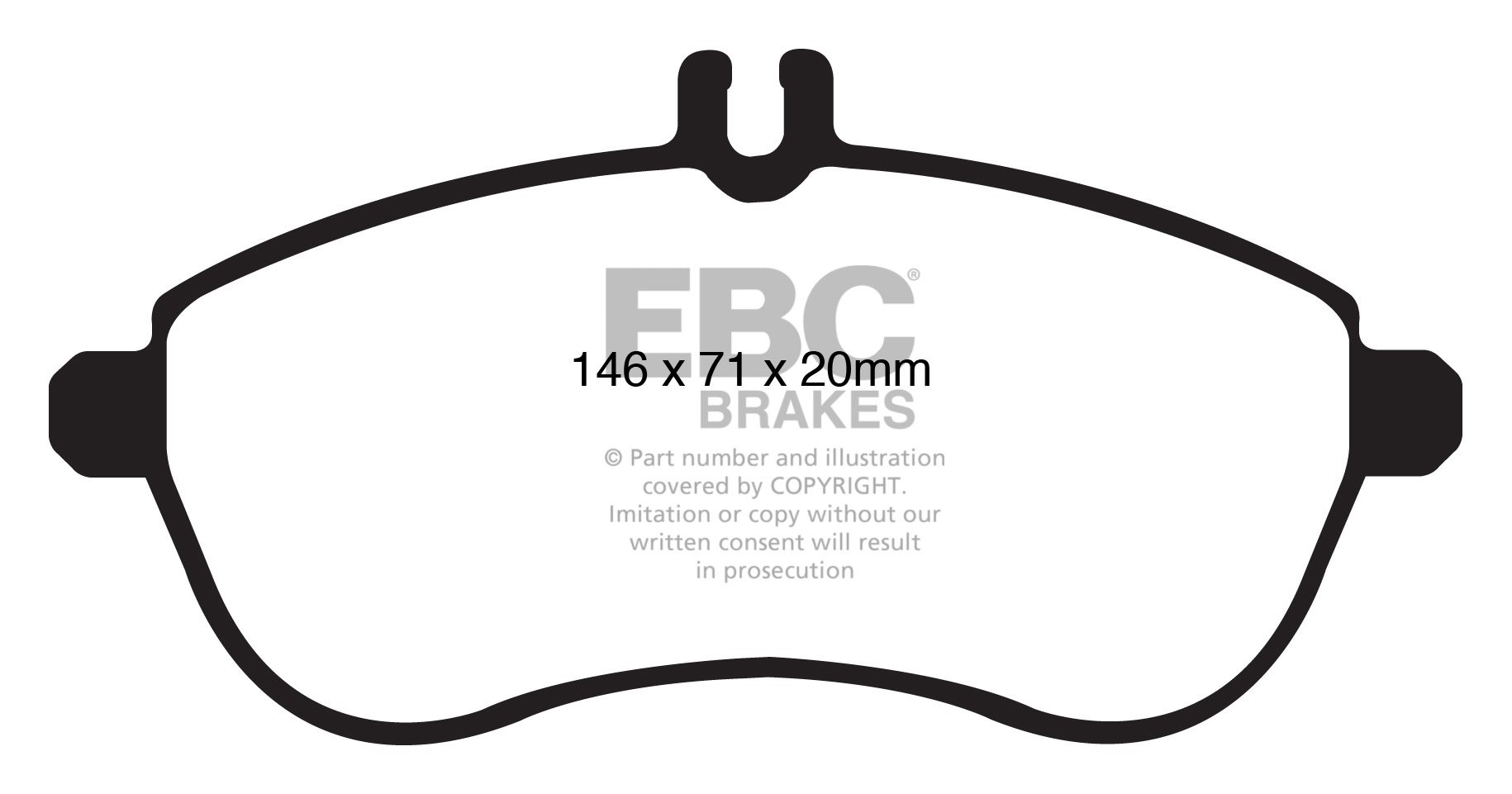 EBC Brakes MERCEDES C-Class Coupe (C204) C250 (1.8 Turbo) 2011-.