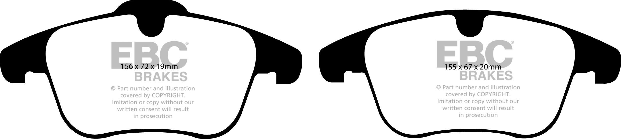 EBC Brakes FORD S-Max 2.0 2006-.. Remblokken voorzijde
