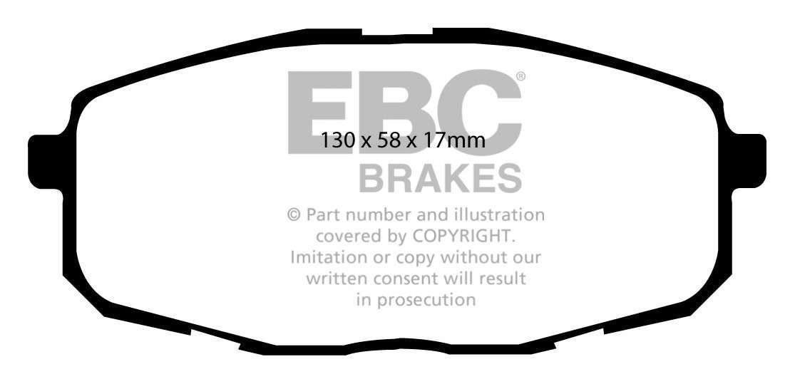 EBC Brakes KIA Cee'd 2.0 TD 2007-2010 Remblokken voorzijde