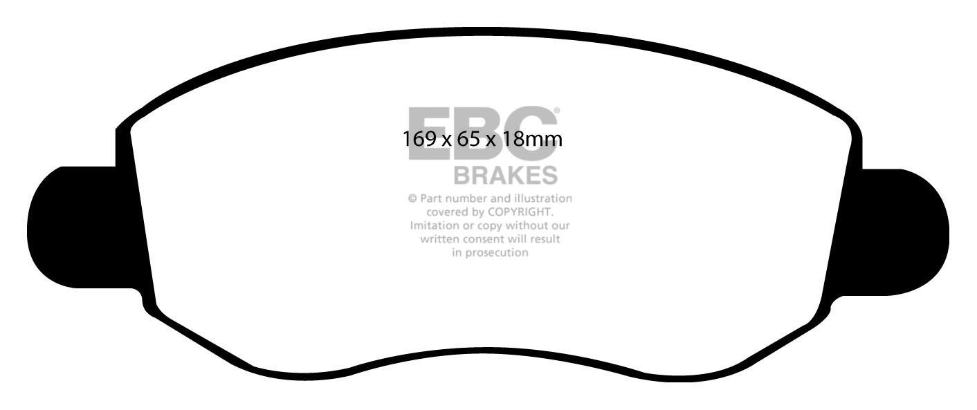 EBC Brakes FORD BEDRIJFSWAGEN Transit 350 2000-2006 Remblokken v