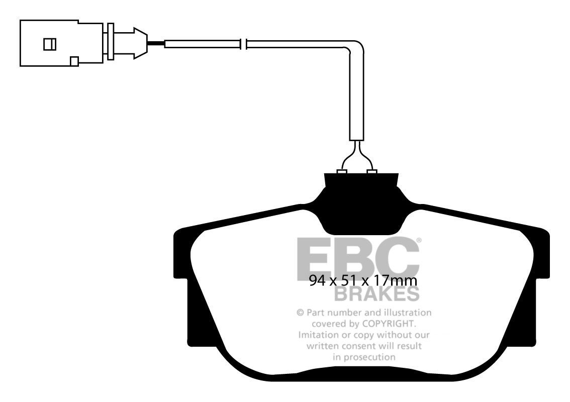 EBC Brakes VW BEDRIJFSWAGEN Transporter (Kombi)/Camper Van 2.8 (
