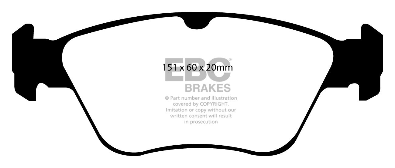 EBC Brakes MERCEDES CLK (C208) CLK200 Coupe (2.0) 97-2002 Remblo