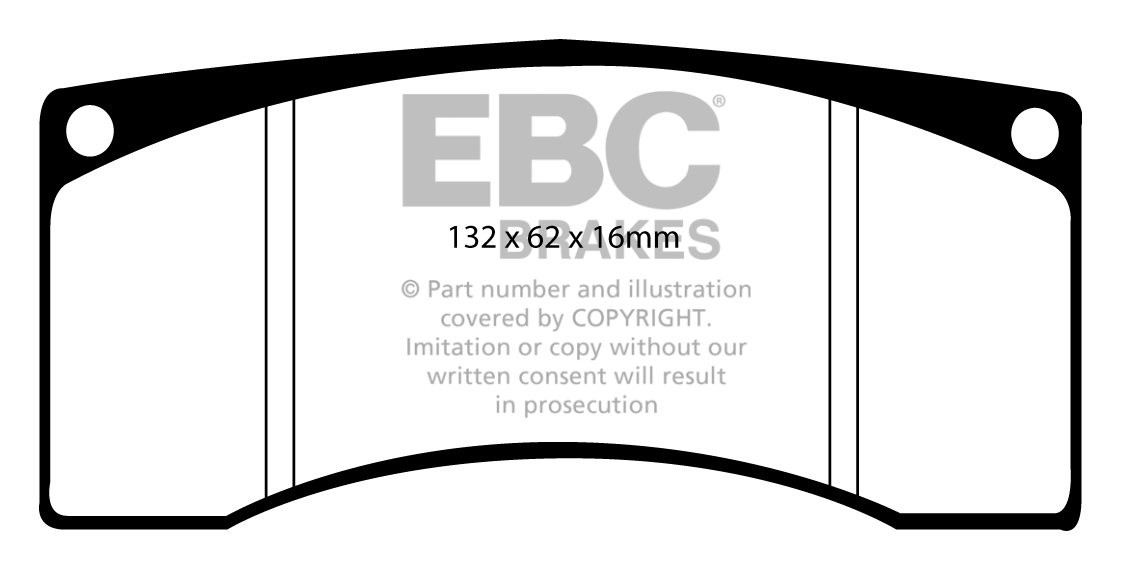 EBC Brakes OPEL Insignia 1.6 2008-.. Remblokken achterzijde gree