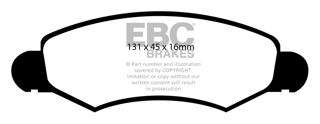 EBC Brakes SUZUKI Ignis 1.5 2003-2008 Remblokken voorzijde