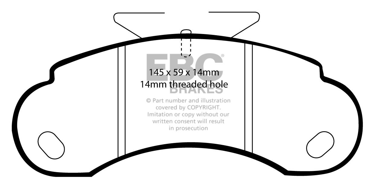 EBC Brakes MERCEDES BEDRIJFSWAGEN MB100D 2.4 D 87-91 Remblokken