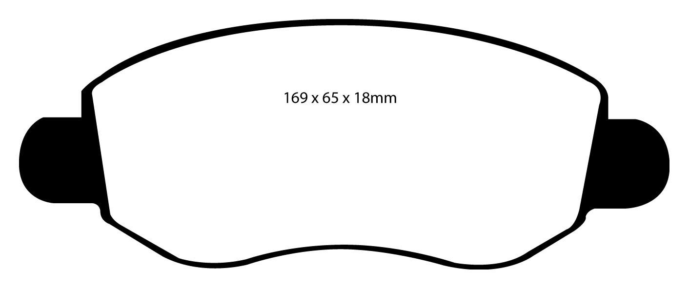 EBC Brakes FORD BEDRIJFSWAGEN Transit 425 2000-2006 Remblokken v
