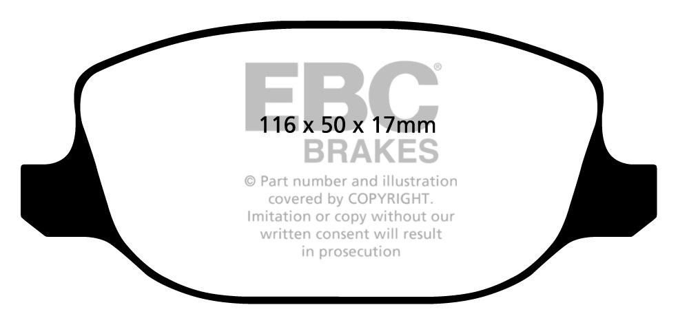 EBC Brakes ALFA ROMEO Alfa 159/159 Sportwagon 2.0 TD 2009-2011 R