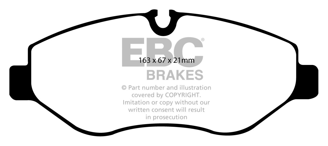 EBC Brakes MERCEDES BEDRIJFSWAGEN Sprinter 419D 3.0 TD 2009-.. R