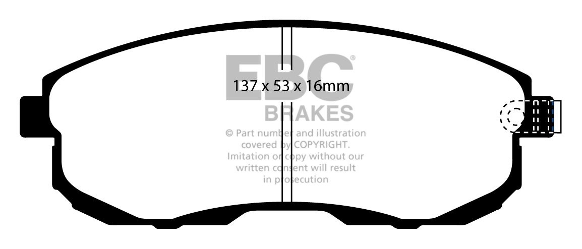 EBC Brakes NISSAN Skyline (V35) 3.5 (V35)(Auto) 2001-2004 Remblo