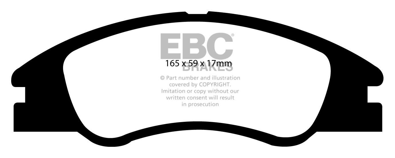 EBC Brakes KIA Cerato 2.0 2004-2009 Remblokken voorzijde