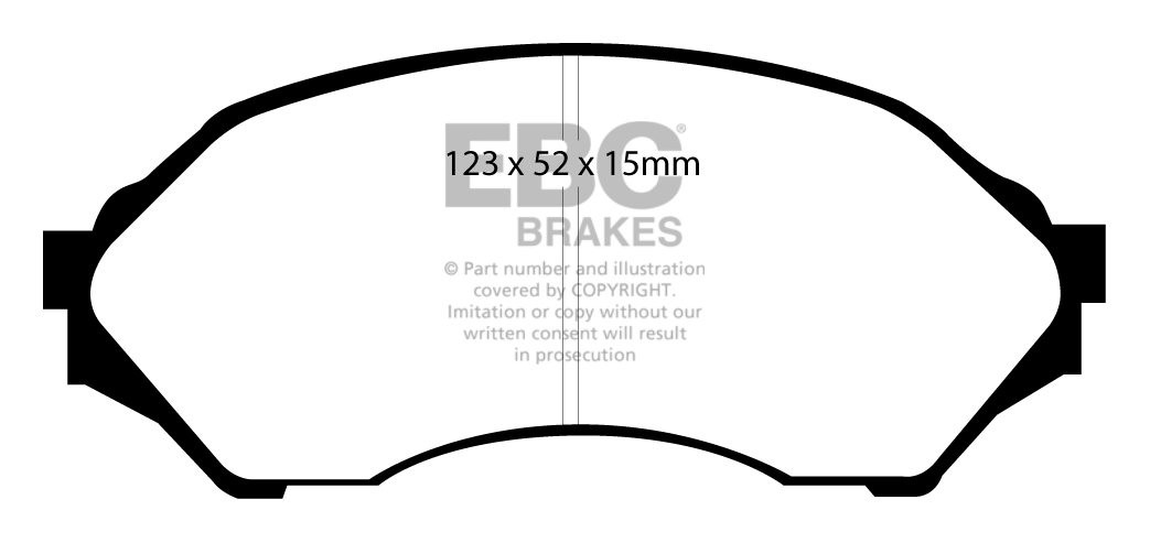 EBC Brakes Mazda 323 1.3 (BJ) 98-2004 Remblokken voorzijde